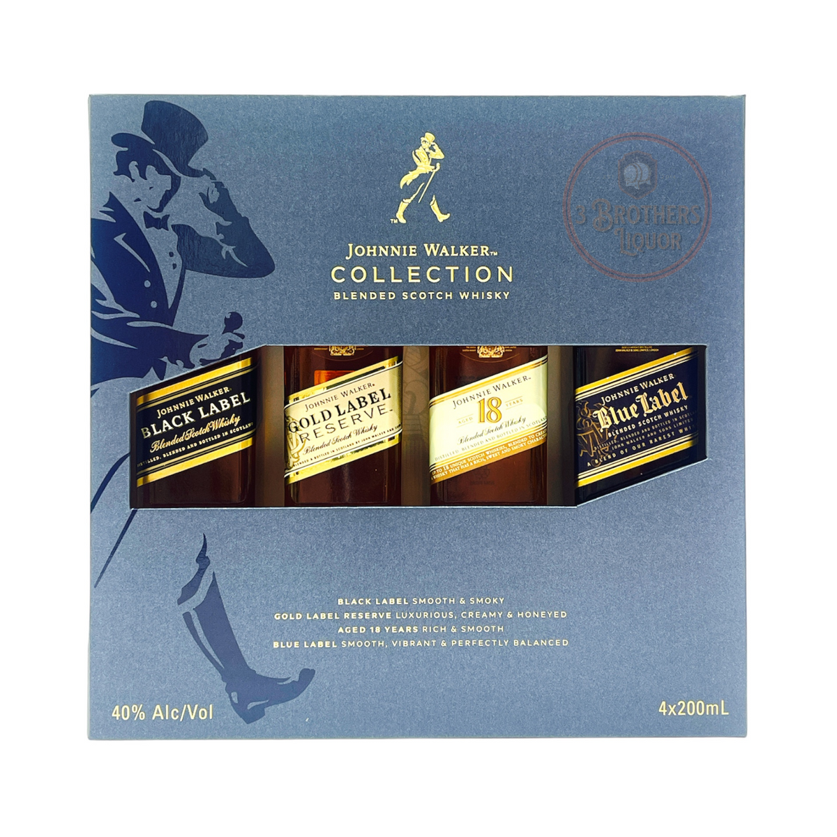 Johnnie Walker Collection Blended Scotch Whisky Gift Set (4 Of Johnnie Walker Collection Blended Scotch Whisky Gift Set (4 Of