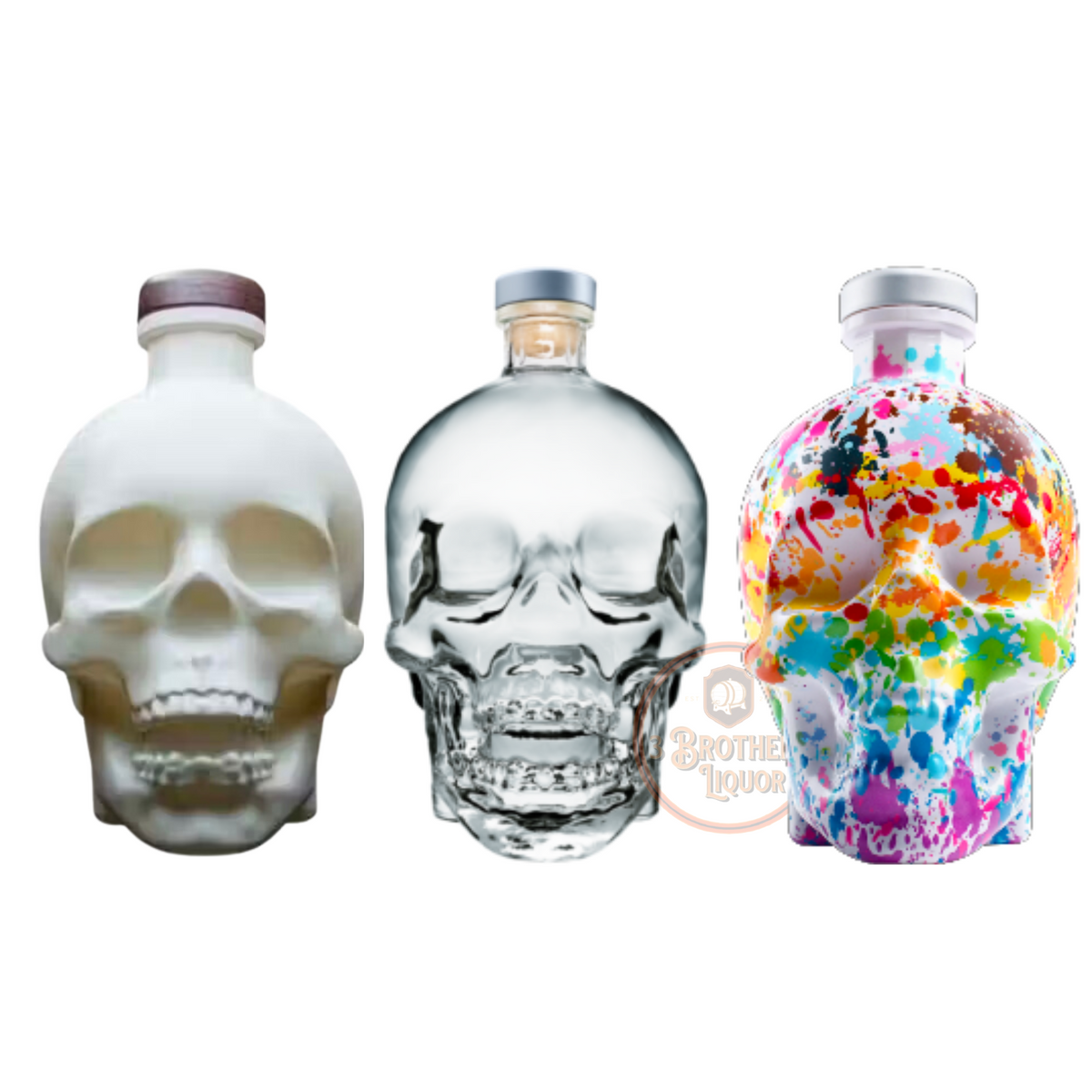 Crystal Head Vodka 3Pk Bundle Set – 3brothersliquor Crystal Head Vodka 3Pk Bundle Set – 3brothersliquor