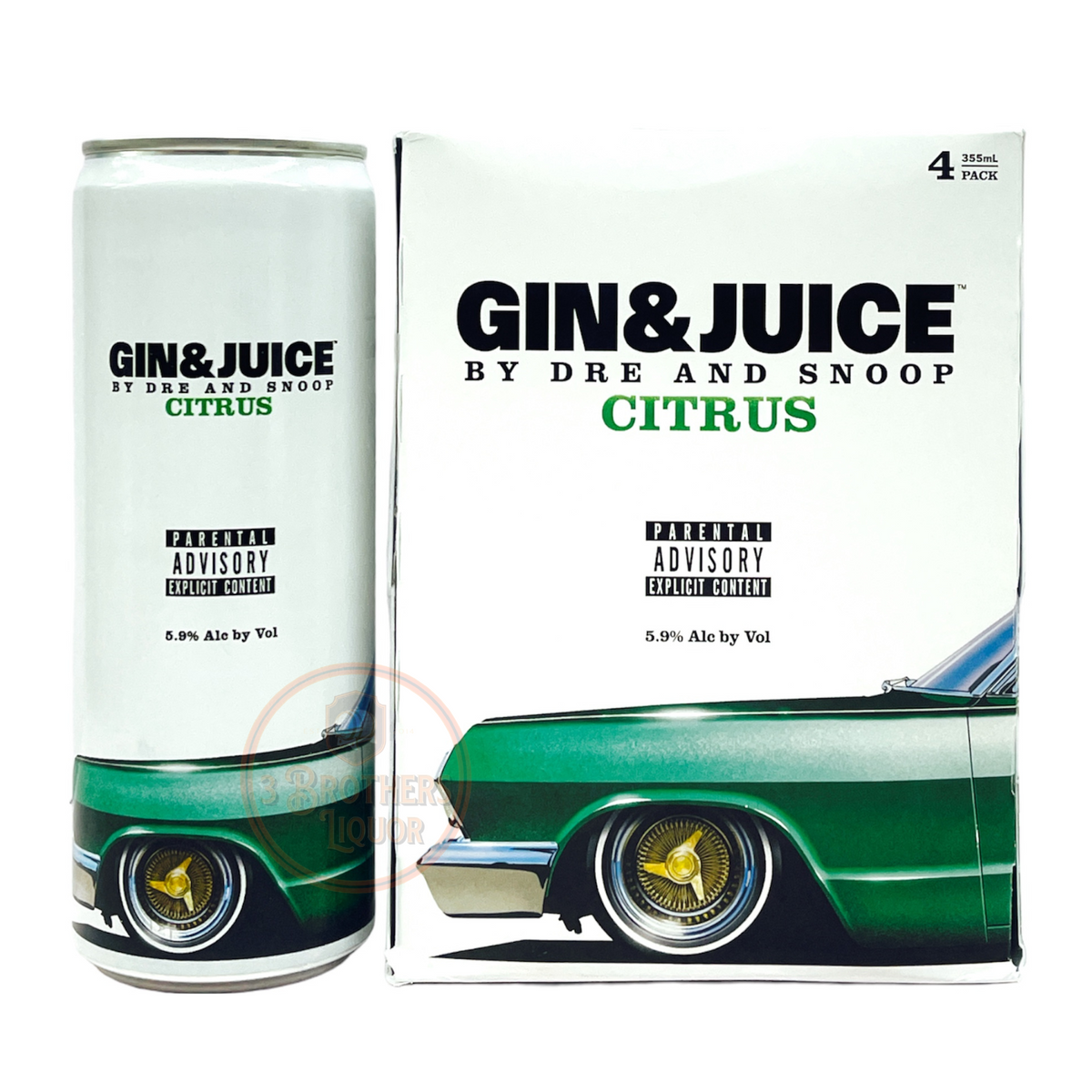 Gin Juice By Dr Dre And Snoop Dogg Citrus RTD Cocktail 4Pk Cans gin-juice-by-dr-dre-and-snoop-dogg-citrus-rtd-cocktail-4pk-cans