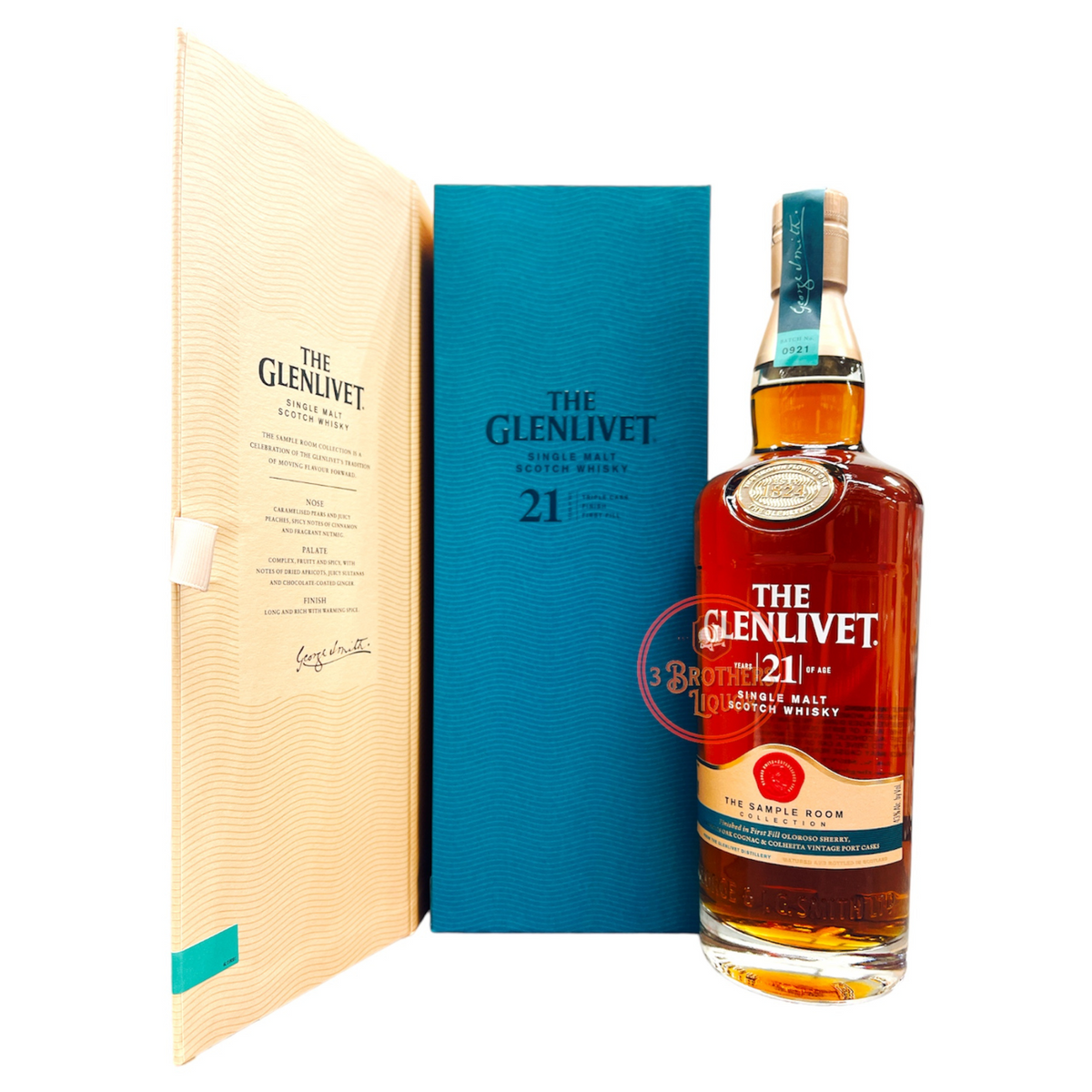 The Glenlivet Aged 21 Years The Sample Room Collection Single Malt