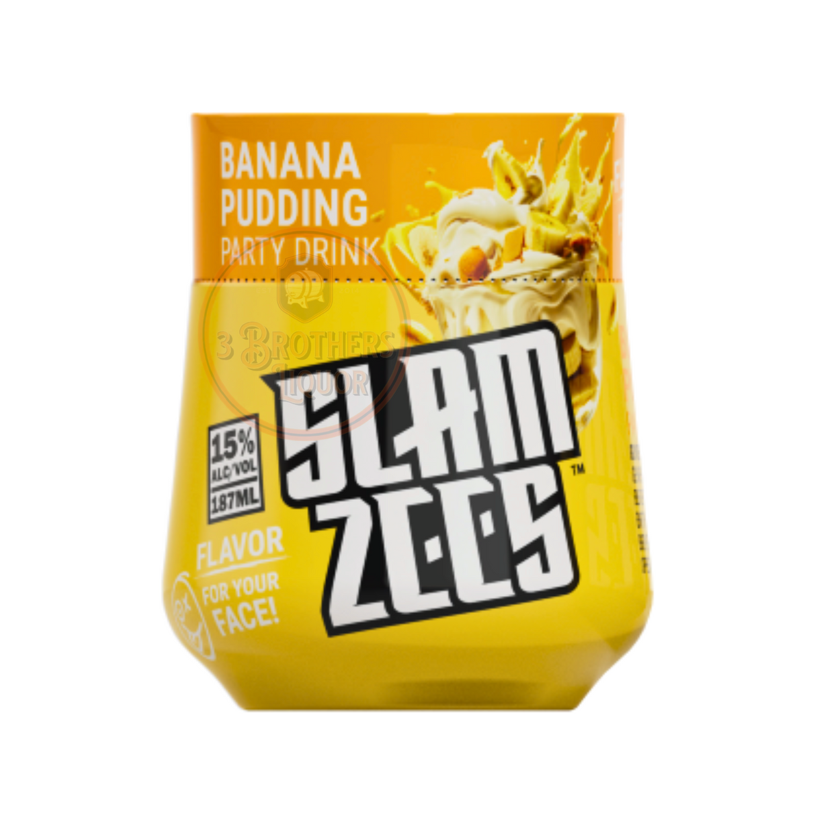Slam Zees Banana Pudding Wine Party Drink Cocktail (187ML