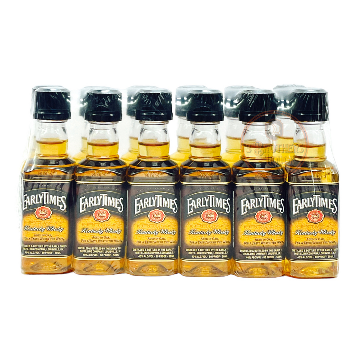 EarlyTimes Kentucky Bourbon Whisky Mini Shots (12 Of 50ML