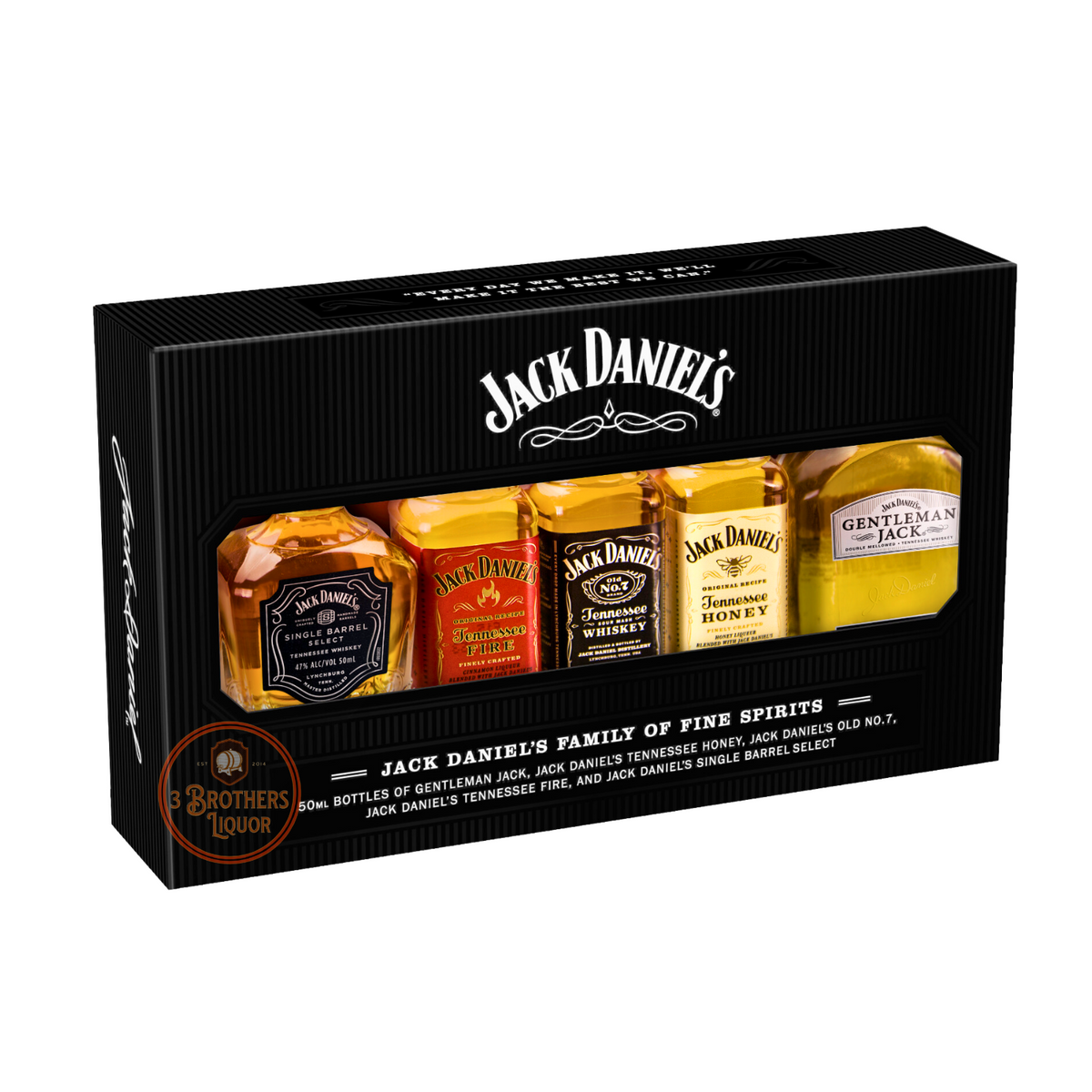 Jack Daniel's Tennessee Whiskey 5Pk Tasting Kit (5 Of 50ML