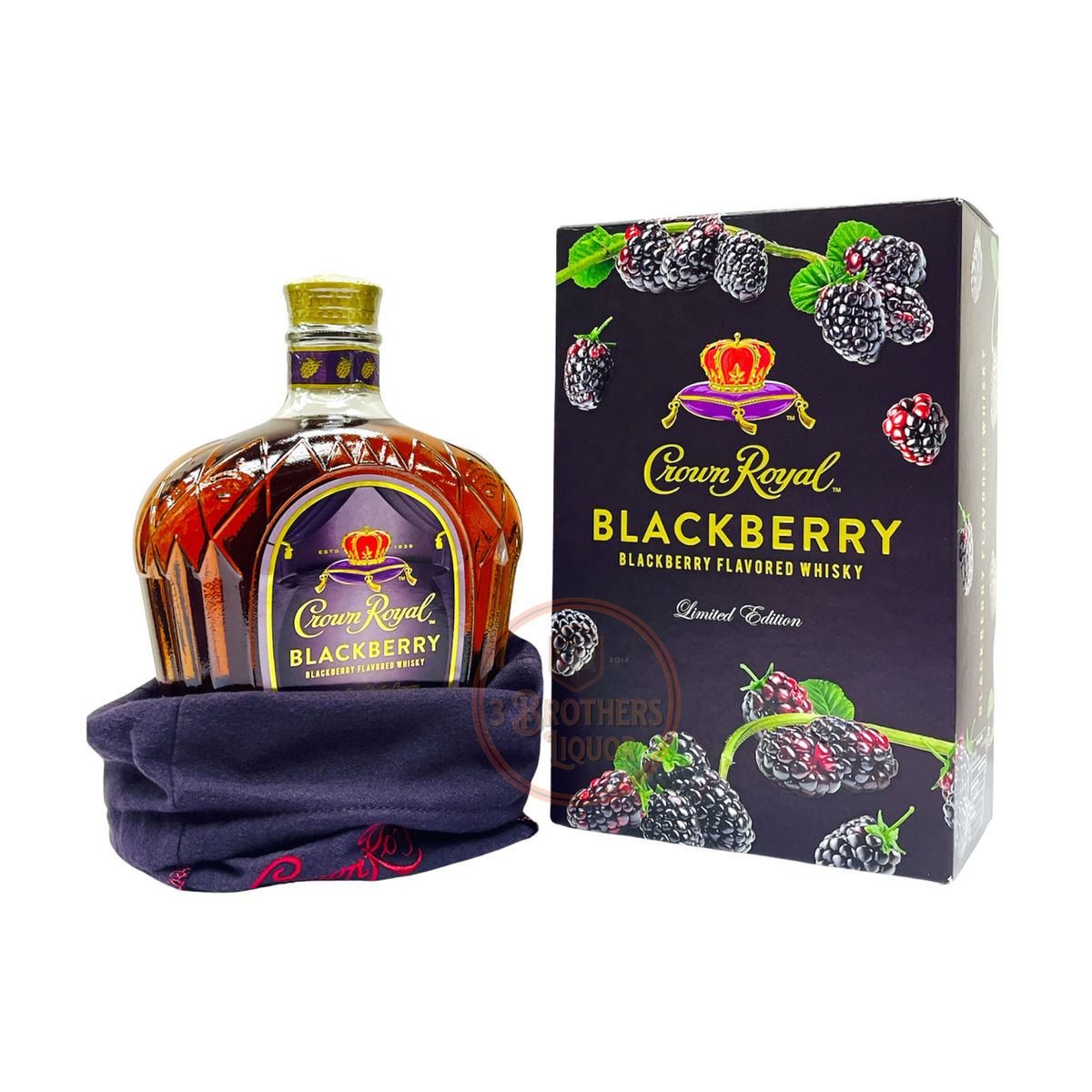 Crown Royal Blackberry Flavored Canadian Whisky (2024 New Limited Crown Royal Blackberry Flavored Canadian Whisky (2024 New Limited