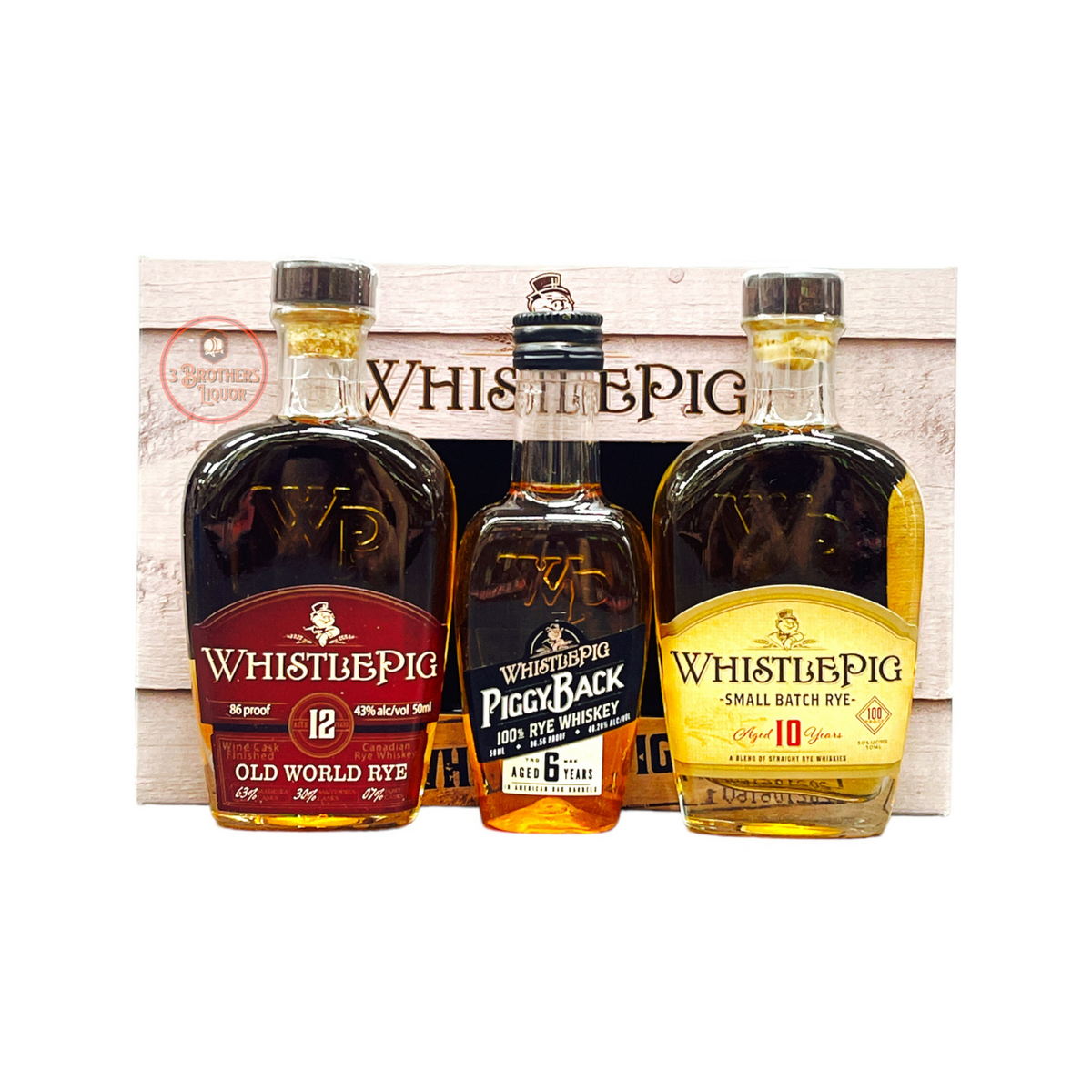 Whistlepig Piglets 3Pk Mini Shots Bundle (3 Of 50ML) – 3brothersliquor Whistlepig Piglets 3Pk Mini Shots Bundle (3 Of 50ML) – 3brothersliquor