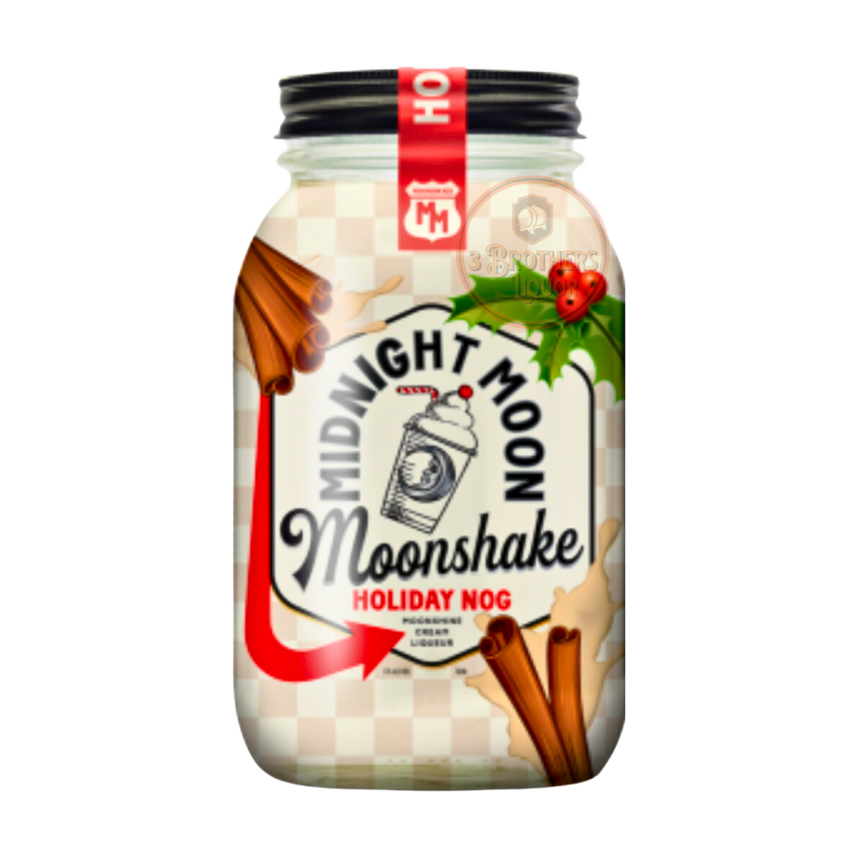 Midnight MoonShakes Holiday Nog Flavored Moonshine Liqueur