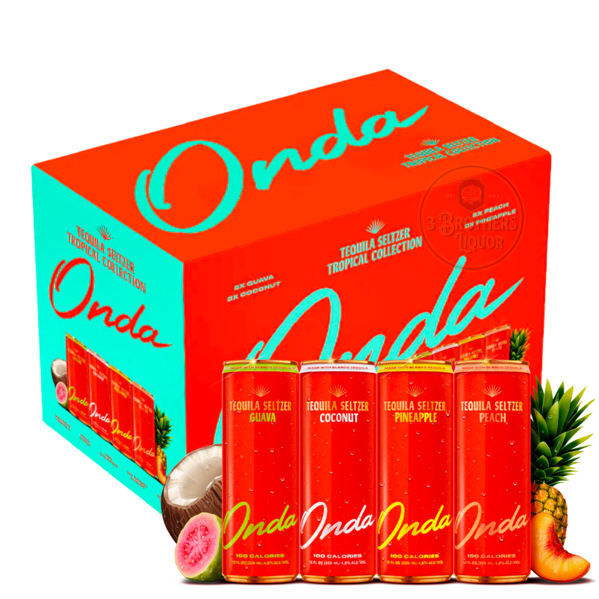 Onda Tropical Collection Tequila Seltzer RTD Variety By Shay Mitchell