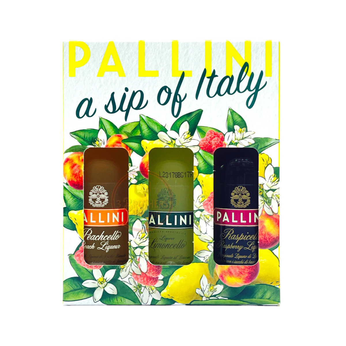 Pallini A Sip Of Italy Gift Set W/ 3 Miniature 50ML Tasting Shots