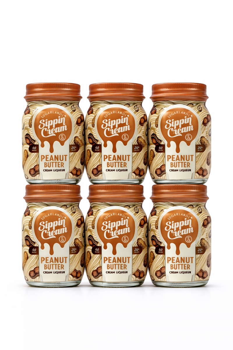 Sugarlands Sippin Cream Peanut Butter Cream Liqueur Mini Shots (6