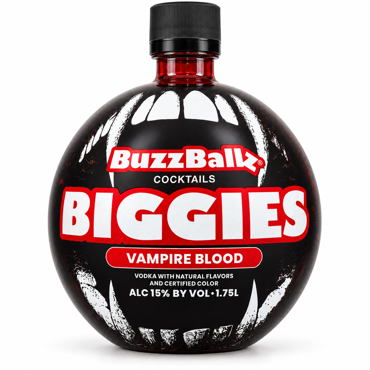 BuzzBallz Cocktails Biggies Vampire Blood Vodka Cocktail 1.75L 15% ALC/VOL