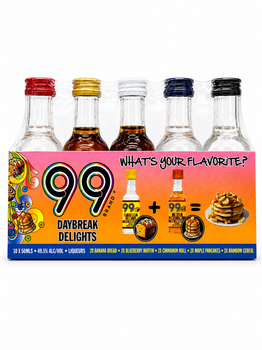 99 Brand Daybreak Delights 10-Pack 50ml | 5 Breakfast Flavors | 99