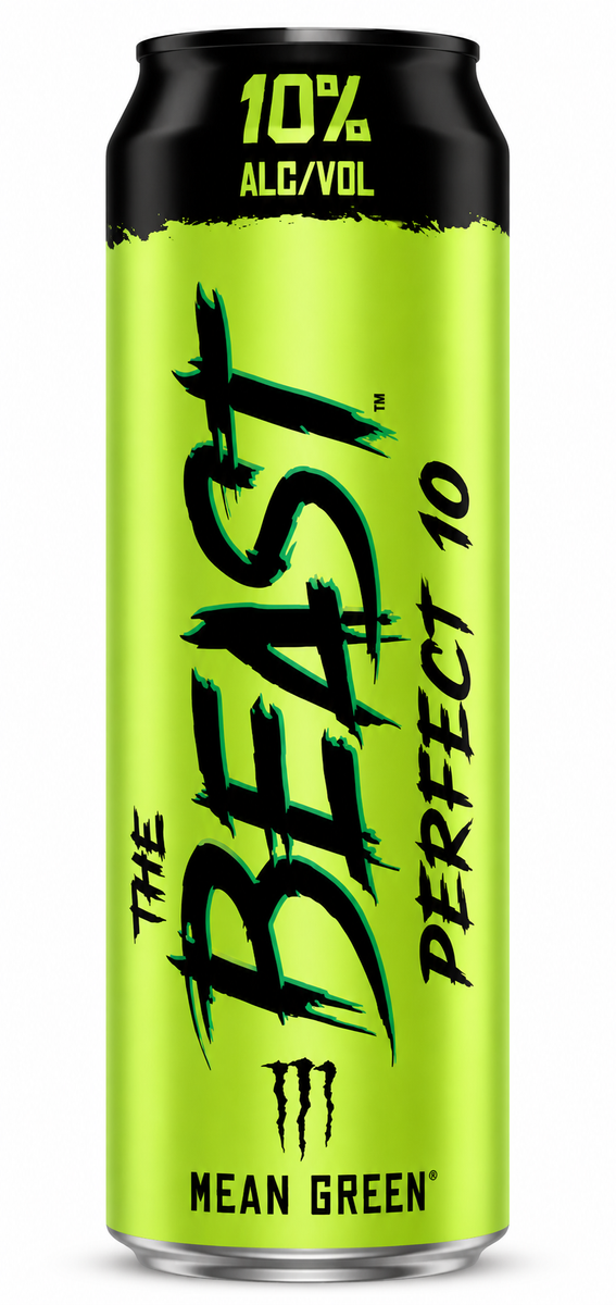 The Beast Perfect 10 Mean Green 10% ABV Monster Alcoholic Energy