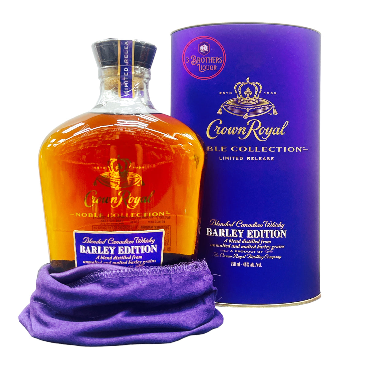 Crown Royal Noble Collection Barley Edition Canadian Whisky (2023 Edit –  3brothersliquor
