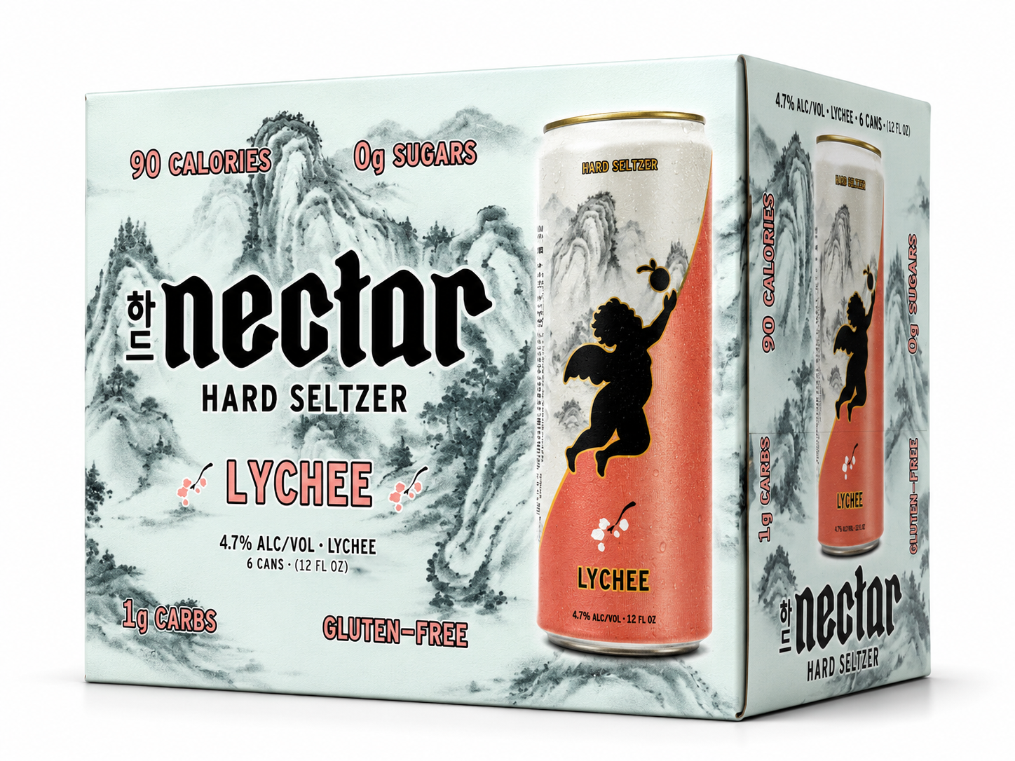 Nectar Hard Seltzer Lychee 6-Pack 12 FL OZ cans