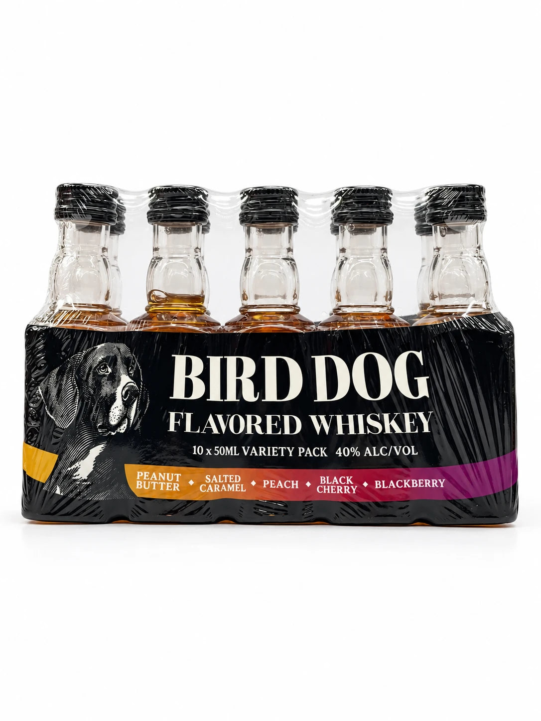 Bird Dog Flavored Whiskey Variety Pack Mini Shots (10 Of 50ML)