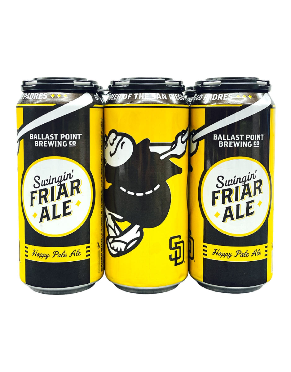 Ballast Point Swingin' Friar Ale (San Diego Padres Beer) 3brothersliquor
