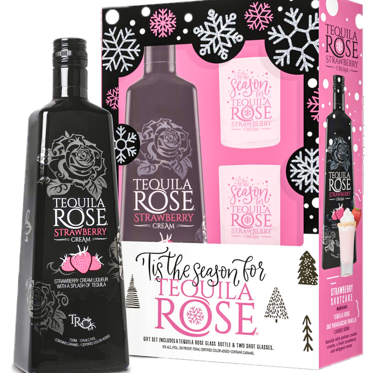 Buy Tequila Rose Strawberry Cream Christmas Gift Set Online