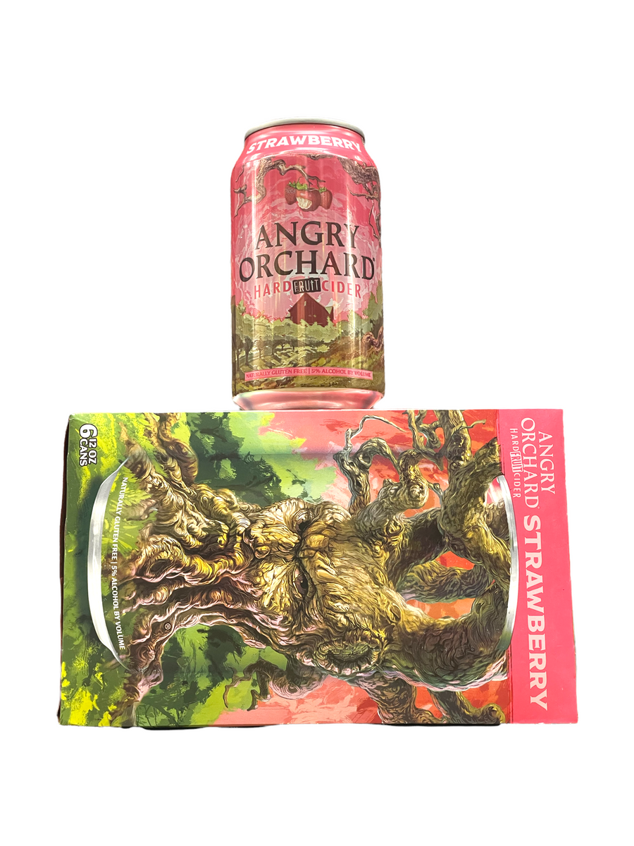 Angry Orchard Strawberry Hard Fruit Cider 6PK Cans (2022 Release