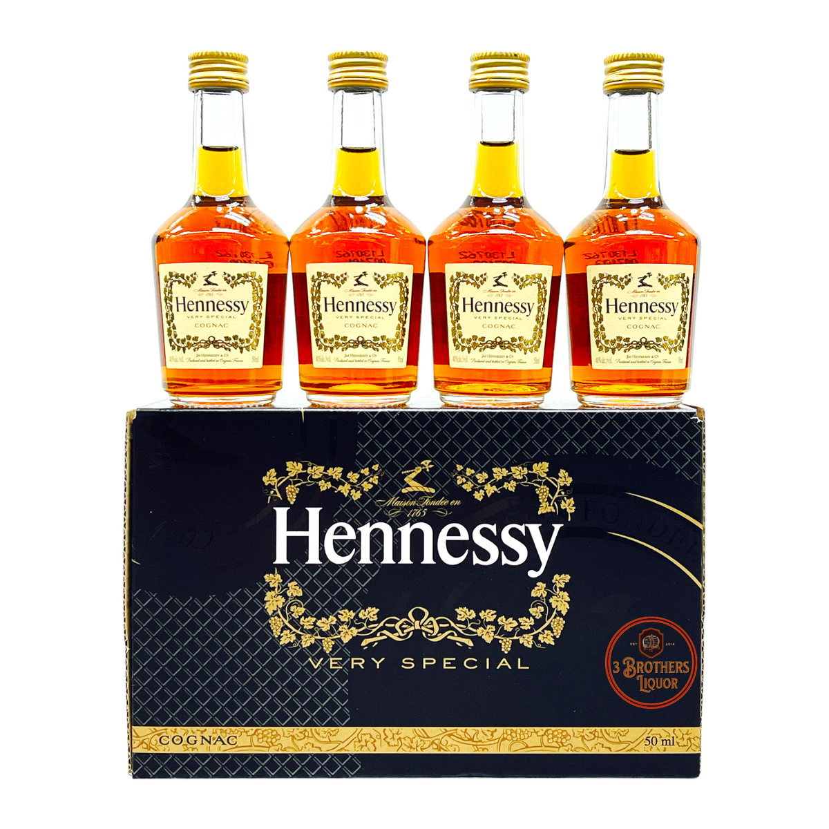 Hennessy V.S. Cognac (12 x 50ML Shot Sleeve) – 3brothersliquor