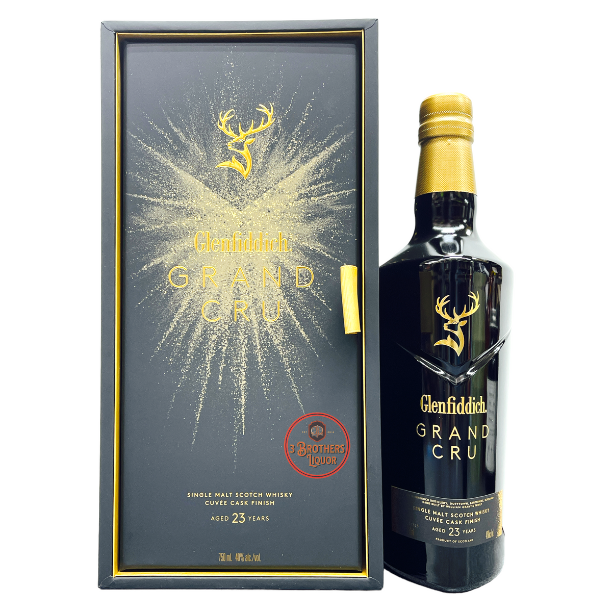 Glenfiddich Aged 23 Years Grand Cru Single Malt Scotch Whiskey W Glenfiddich Aged 23 Years Grand Cru Single Malt Scotch Whiskey W