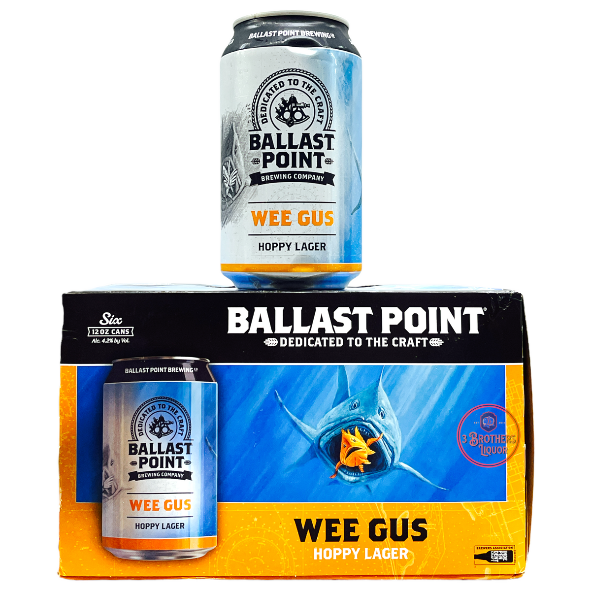 Ballast Point Wee Gus Hoppy Lager 3brothersliquor