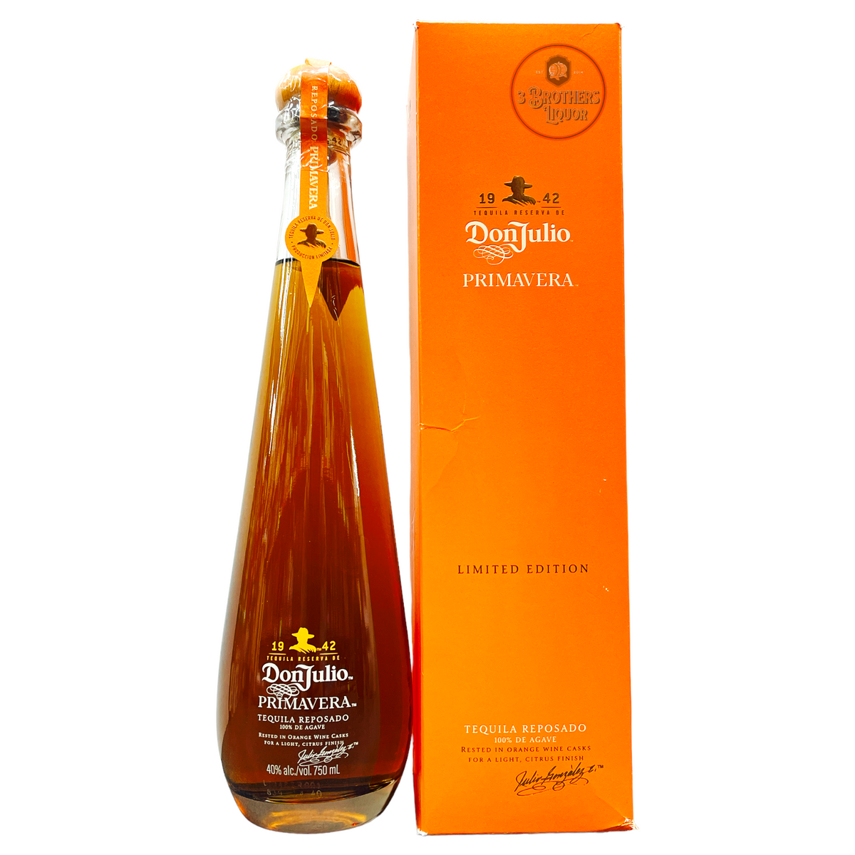 Don Julio 1942 Primavera Tequila (2021 Release) – 3brothersliquor