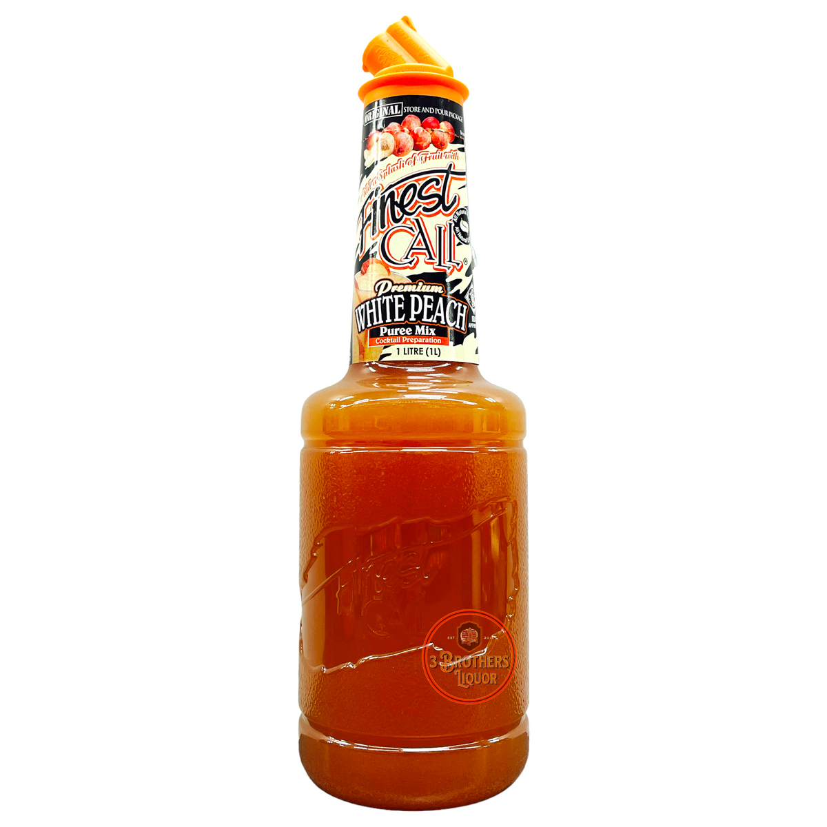 Finest Call Premium White Peach Puree NonAlcoholic Mixer 3brothersliquor
