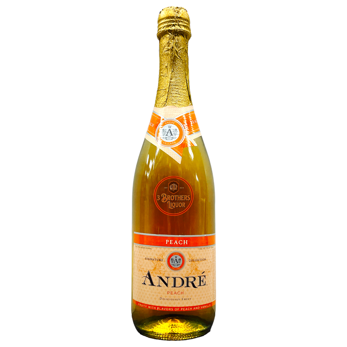 Andre Peach Sparkling Champagne – 3brothersliquor