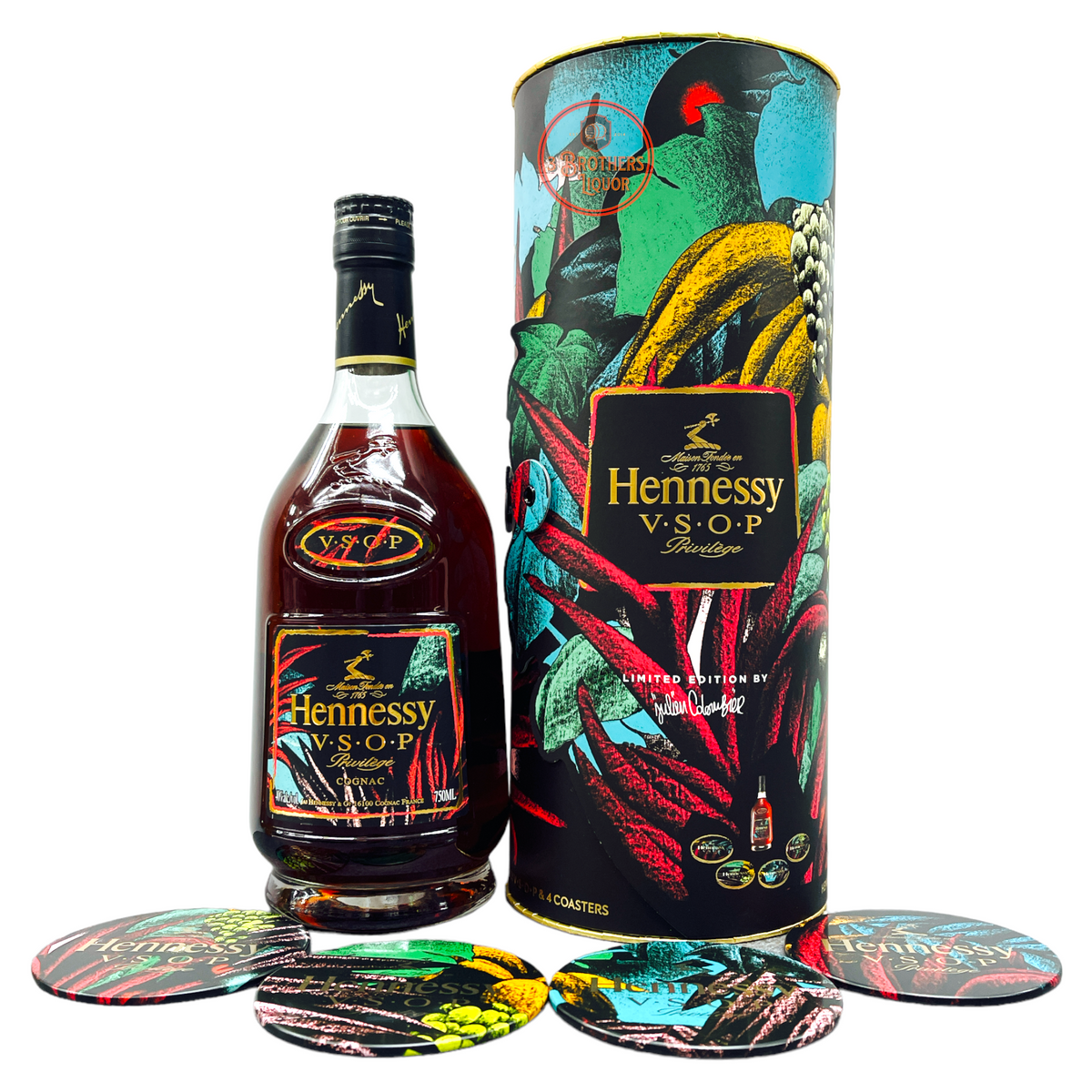 Hennessy VSOP Julien Colmbier Limited Edition w/Coasters
