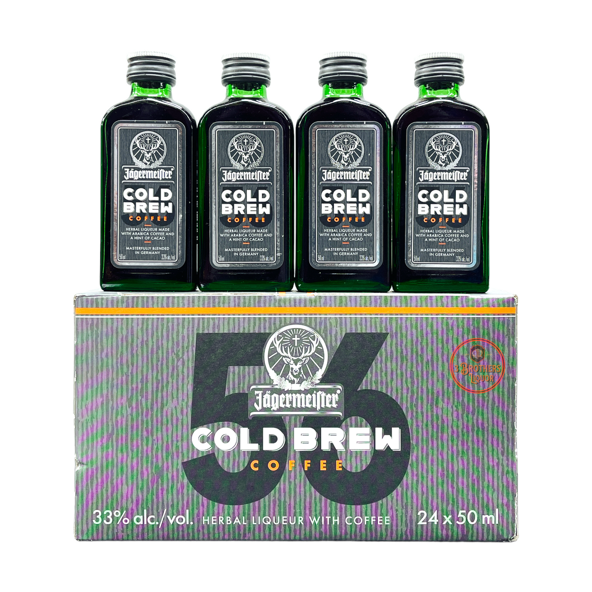Jagermeister Cold Brew Coffee Herbal Liqueur (50ML x 24