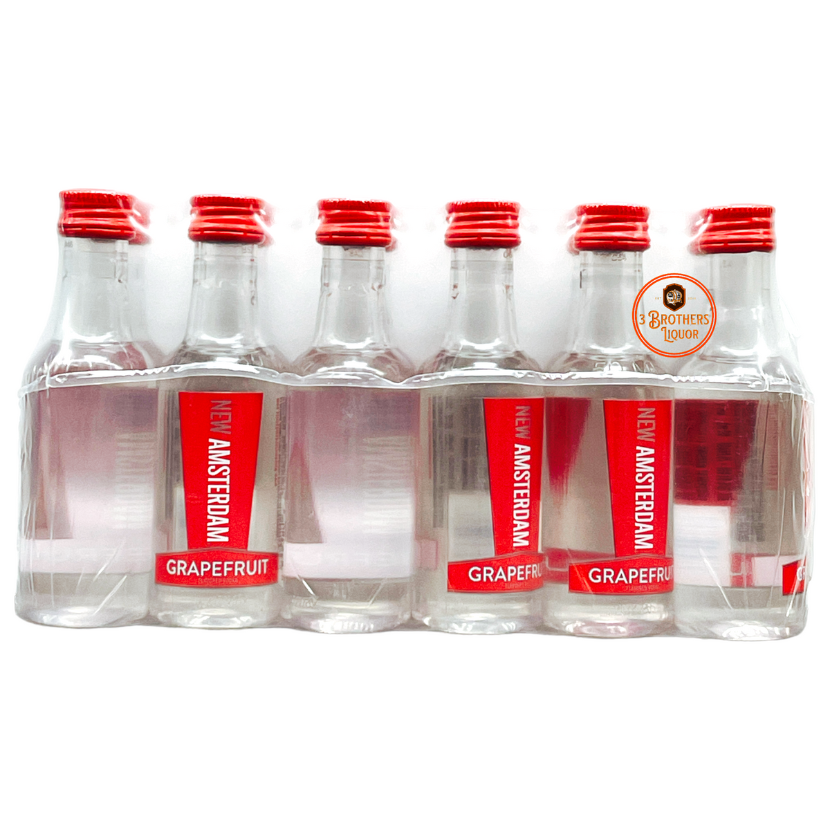 New Amsterdam Grapefruit Vodka Miniature Shots (12 Of 50ML