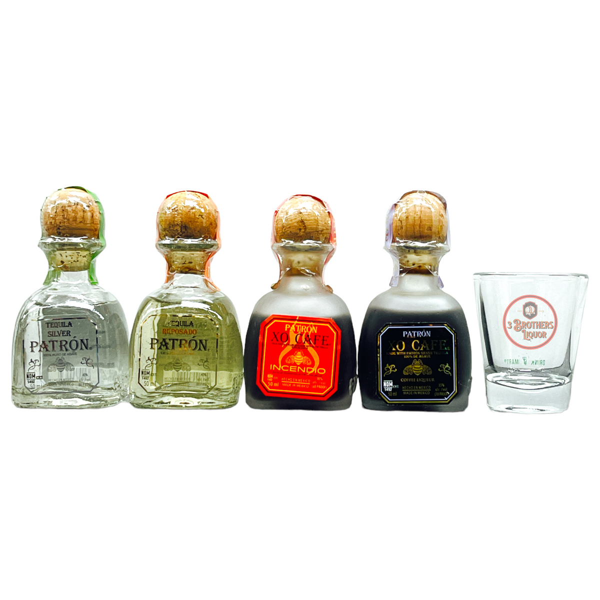 Patron 4Pk Bundle Tequila Tasting Kit – 3brothersliquor