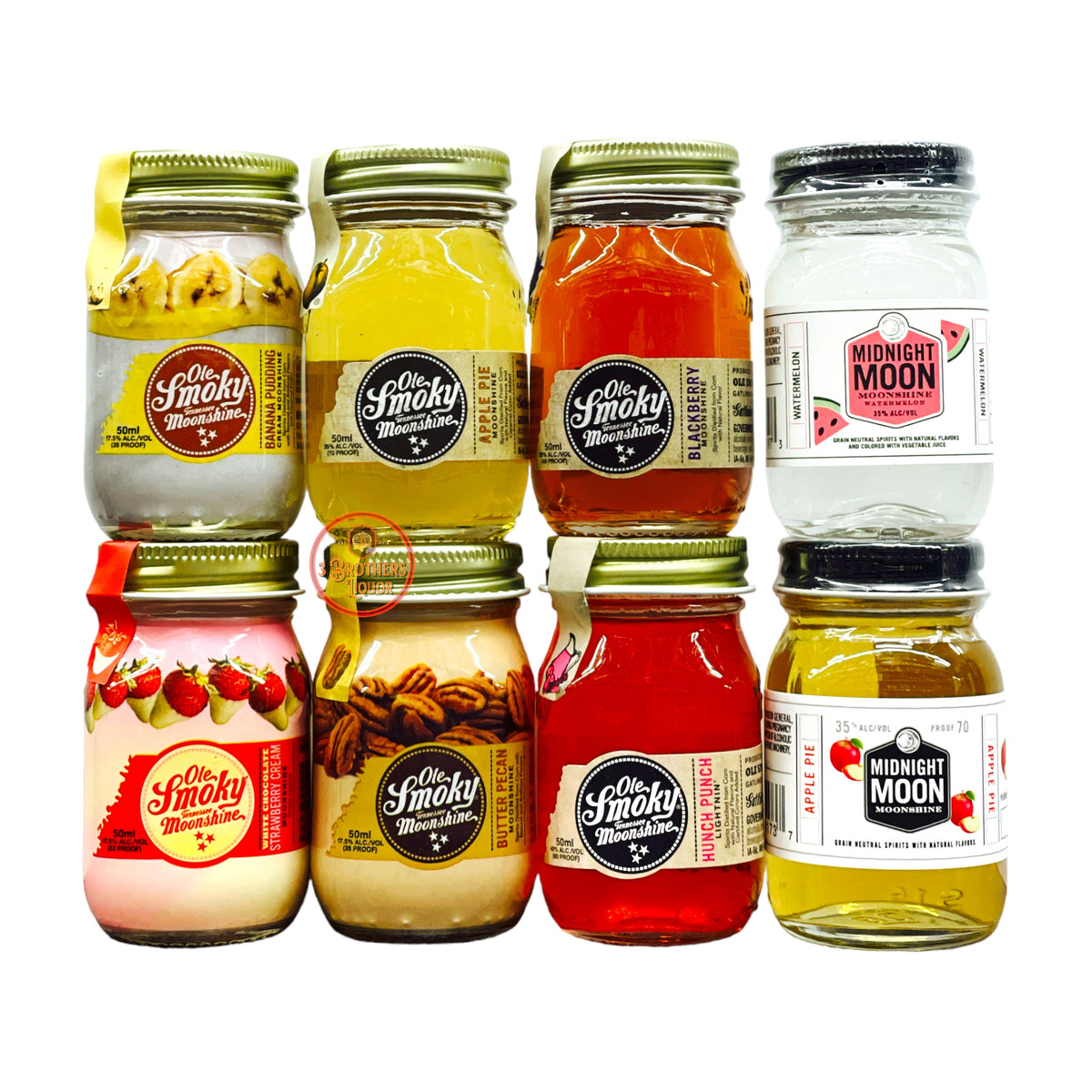 Ole Smoky Moonshine 8Pk Bundle Tasting Kit – 3brothersliquor
