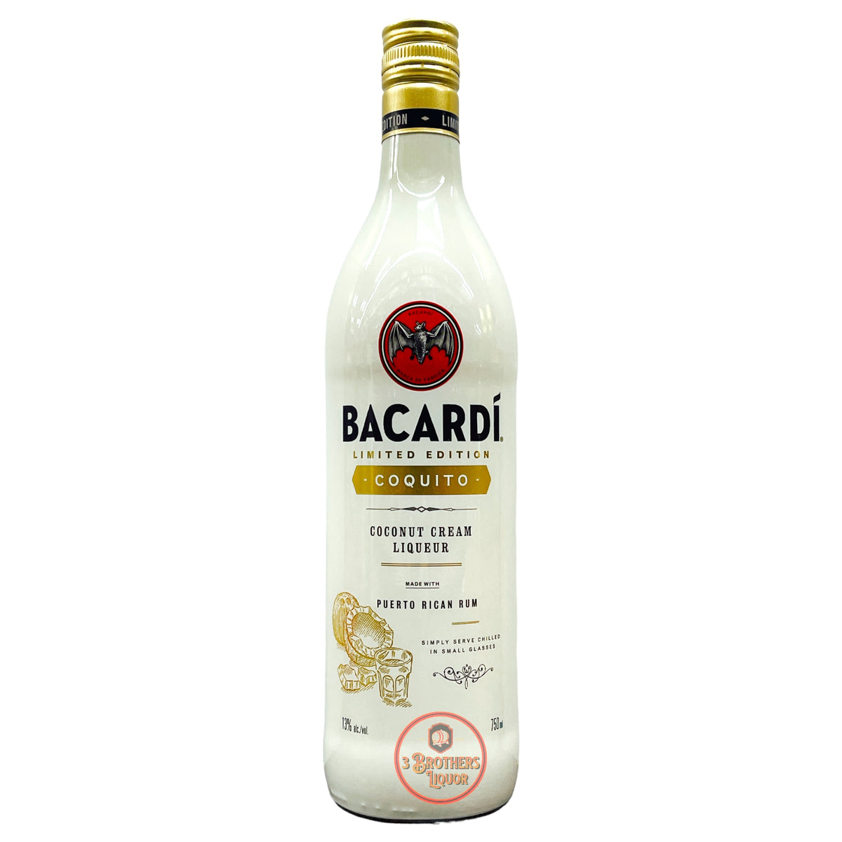 Bacardi Coquito Coconut Cream Liqueur (Limited Edition) 3brothersliquor