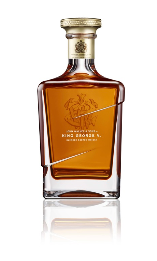 Johnnie Walker Blended Scotch Blue Label Whiskey (King George V