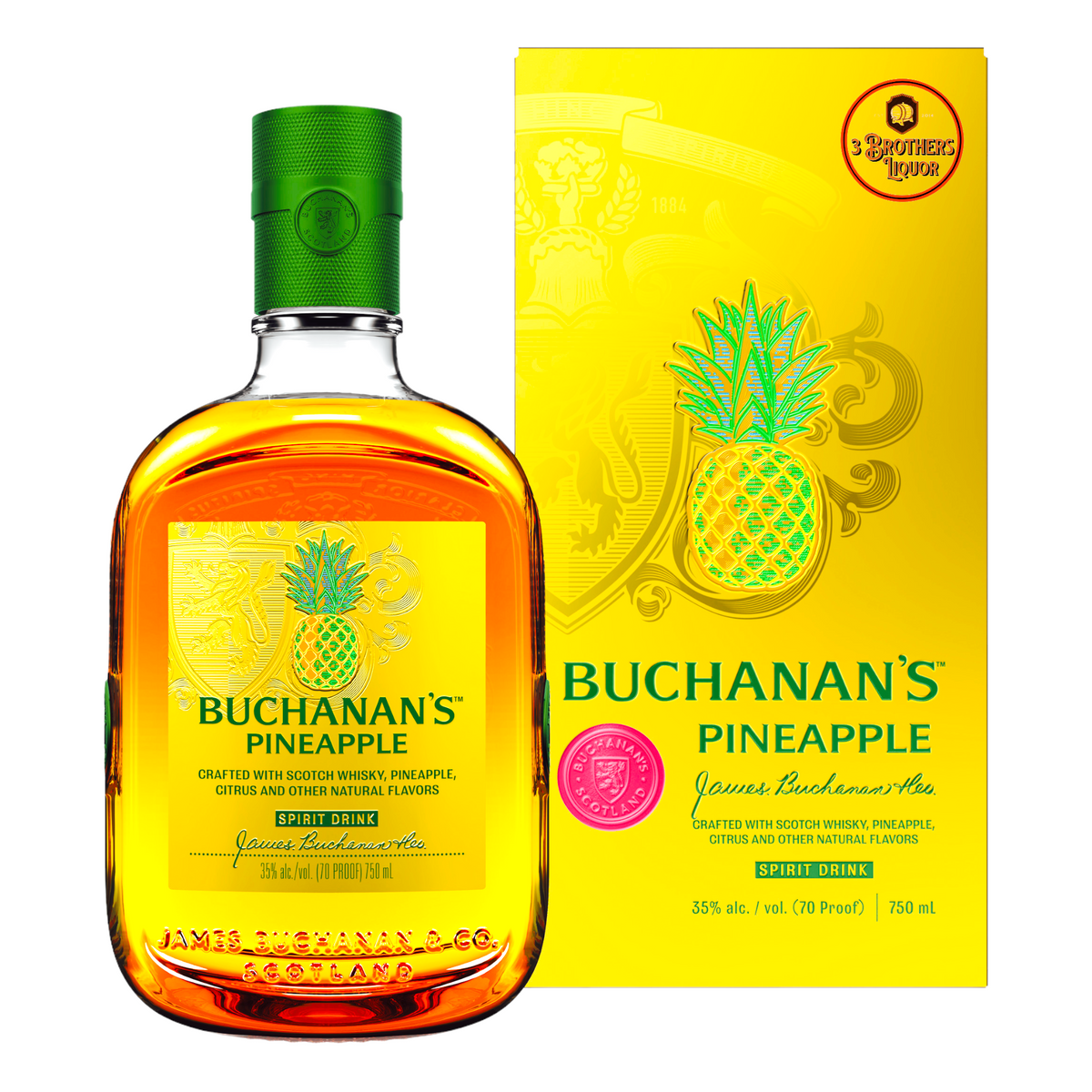 Buchanan's Pineapple Flavored Scotch Whiskey (2023 Release