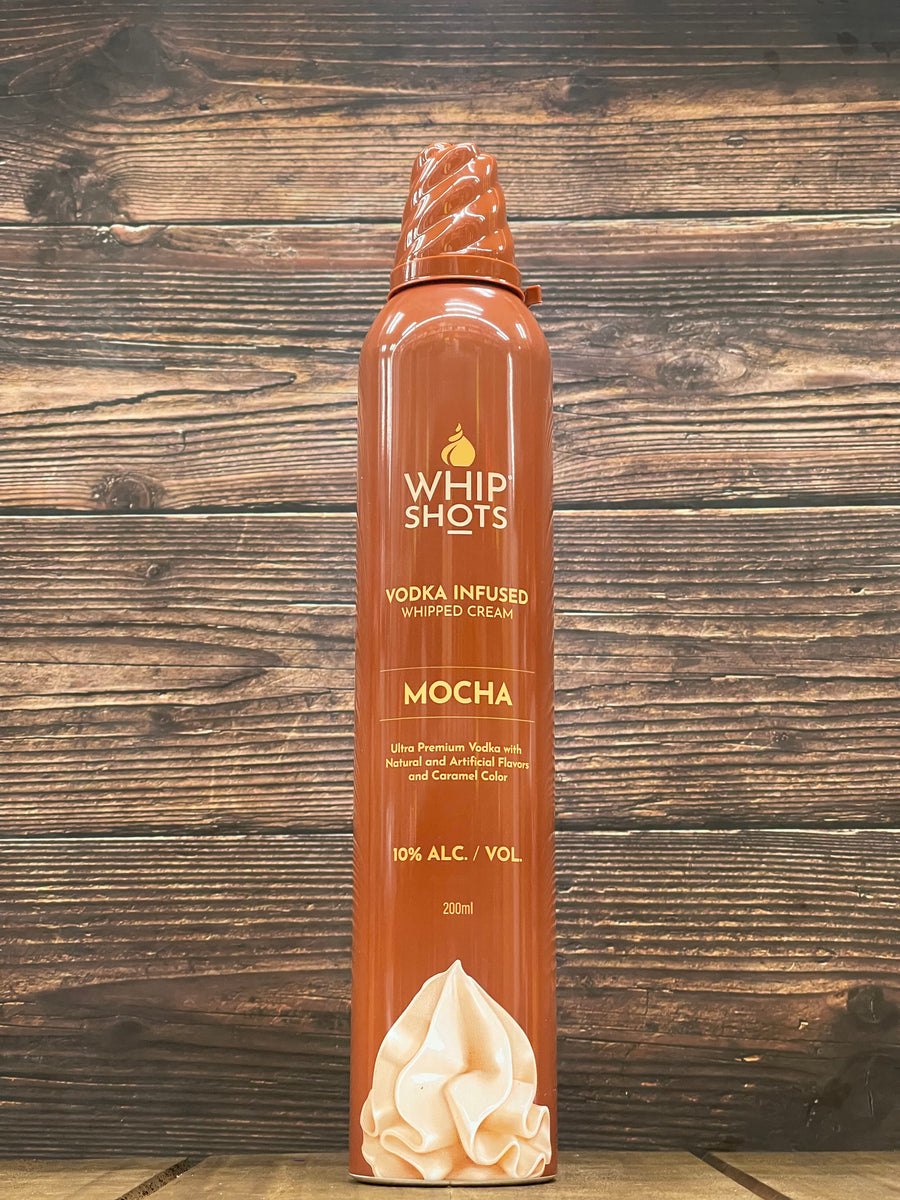 Whip Shots Vodka Infused Whipped Cream • Mocha