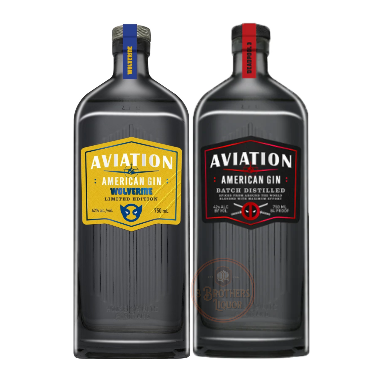 Aviation American Gin Deadpool x Wolverine 2024 Edition – 3brothersliquor