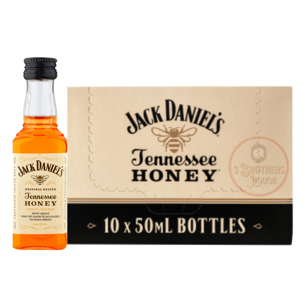 Jack Daniel's Tennessee Honey Flavored Whiskey Mini Shots (10 Of 50ML ...