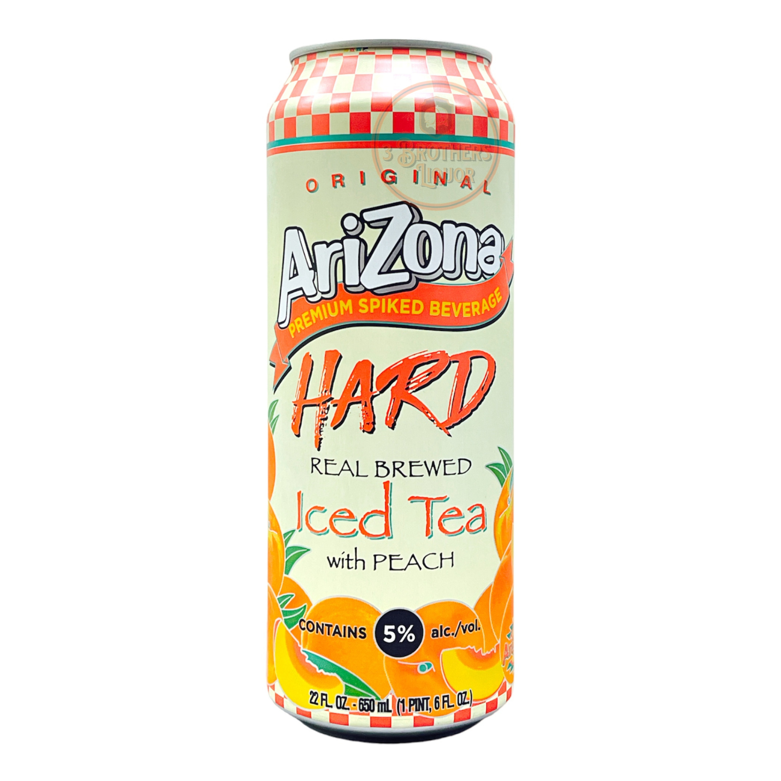 Express Hard Tea Arizona Spiked Hard Iced Tea With Peach Flavor Vodka Seltzer Can (22oz ...