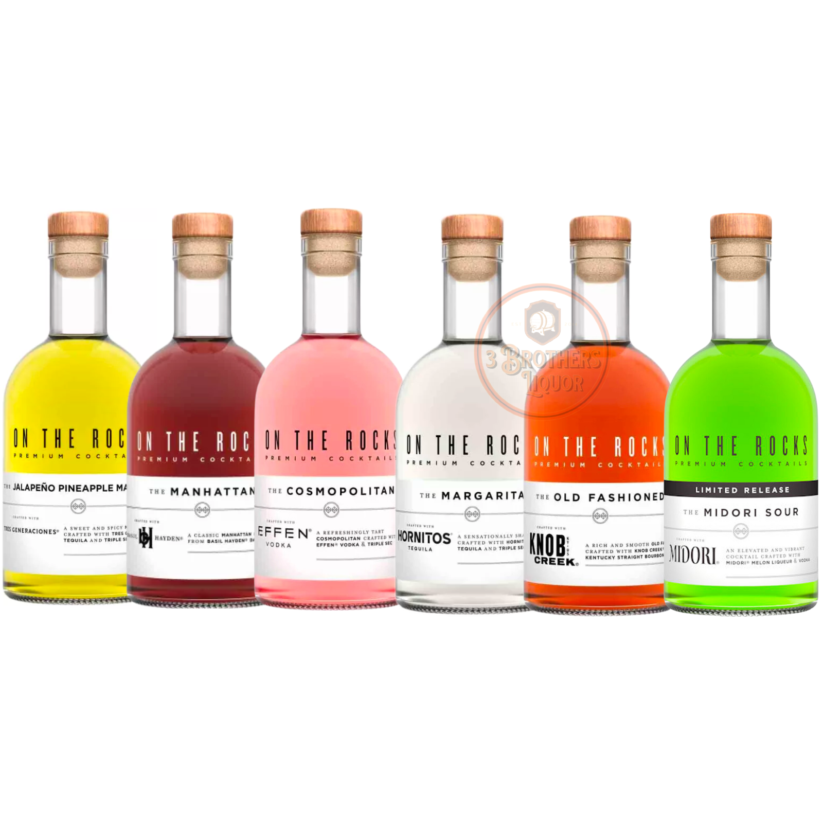 On The Rocks Premium Cocktails Bundle Combo 6Pk Set #1 – 3brothersliquor