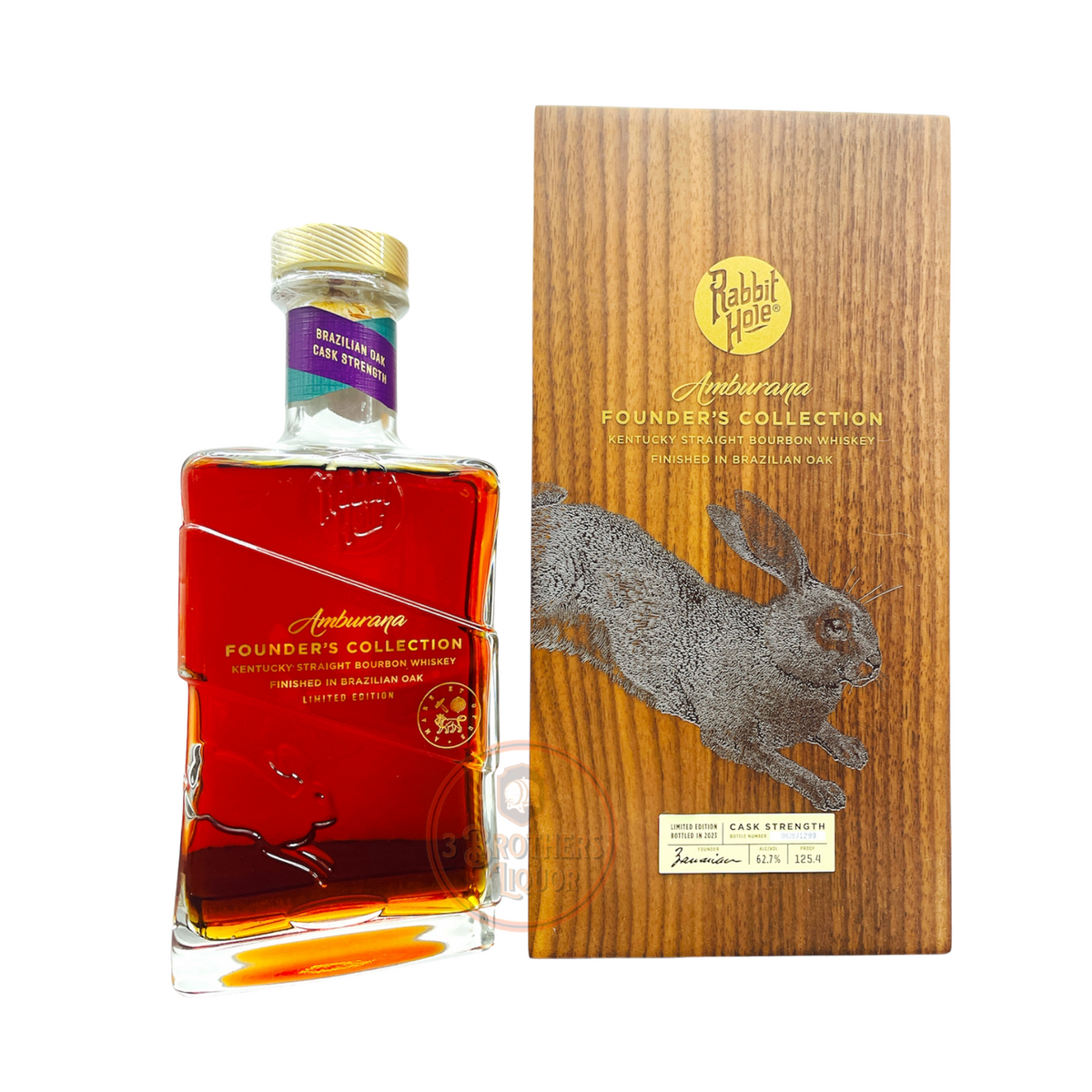 Rabbit Hole Amburana Founders Collection Straight Bourbon Whiskey W/ G ...