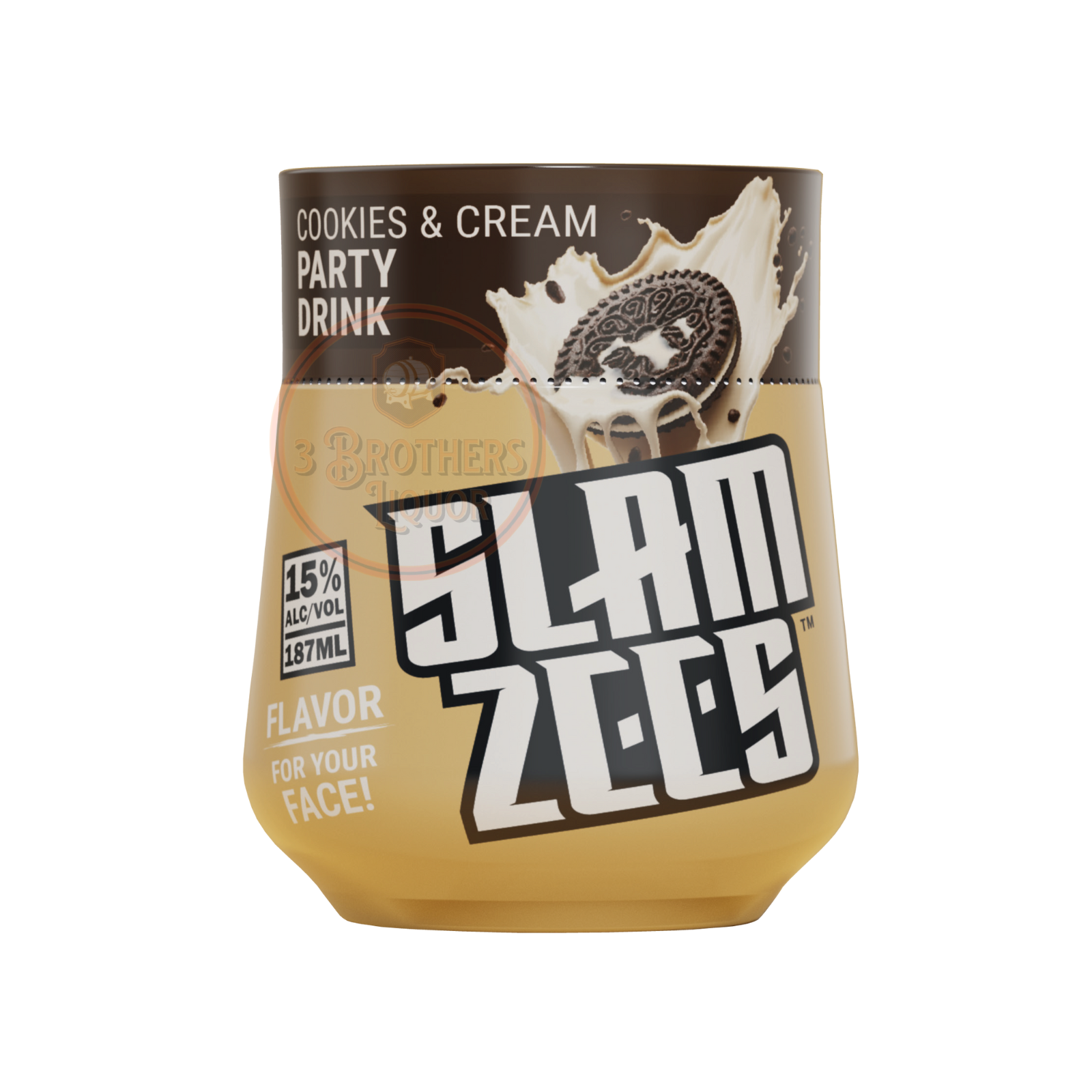 ムッシュ ザ・クリーム Slam Zees Cookies & Cream Wine Party Drink Cocktail (187ML
