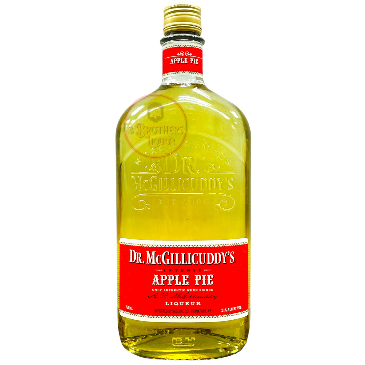 Dr. Mcgillicuddy's Apple Pie Flavored Liqueur 3brothersliquor