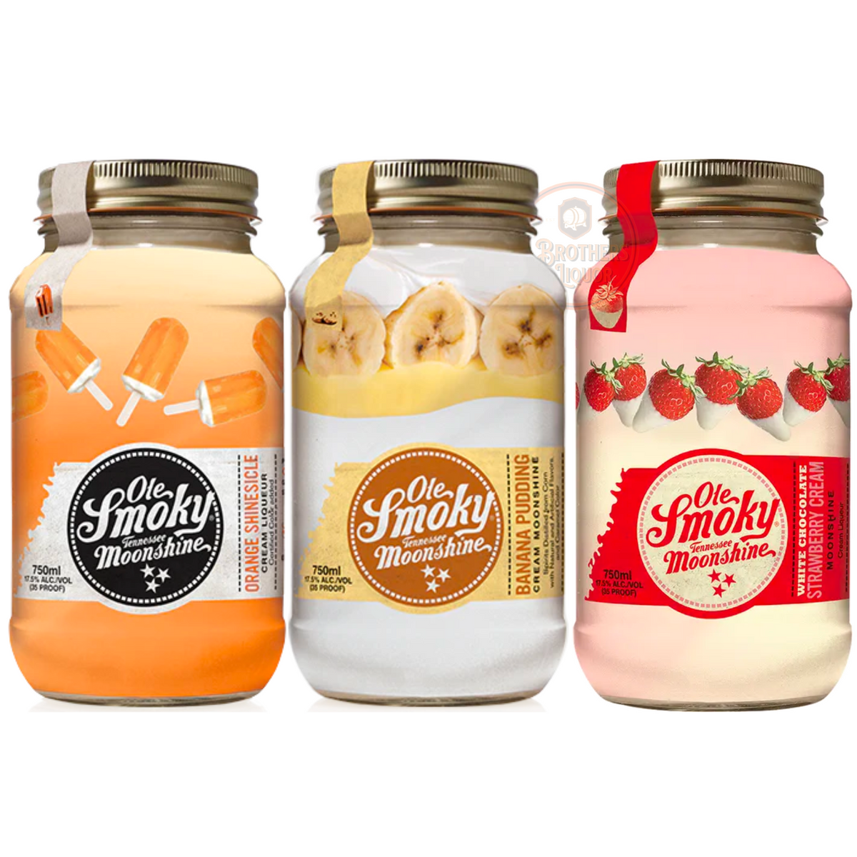 Ole Smoky Creamy Moonshine 3Pk Bundle – 3brothersliquor