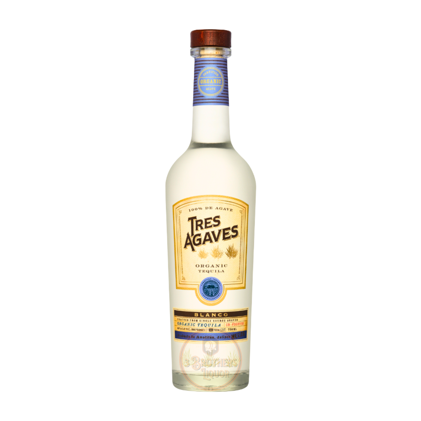 Tres Agaves Blanco Organic Tequila – 3brothersliquor