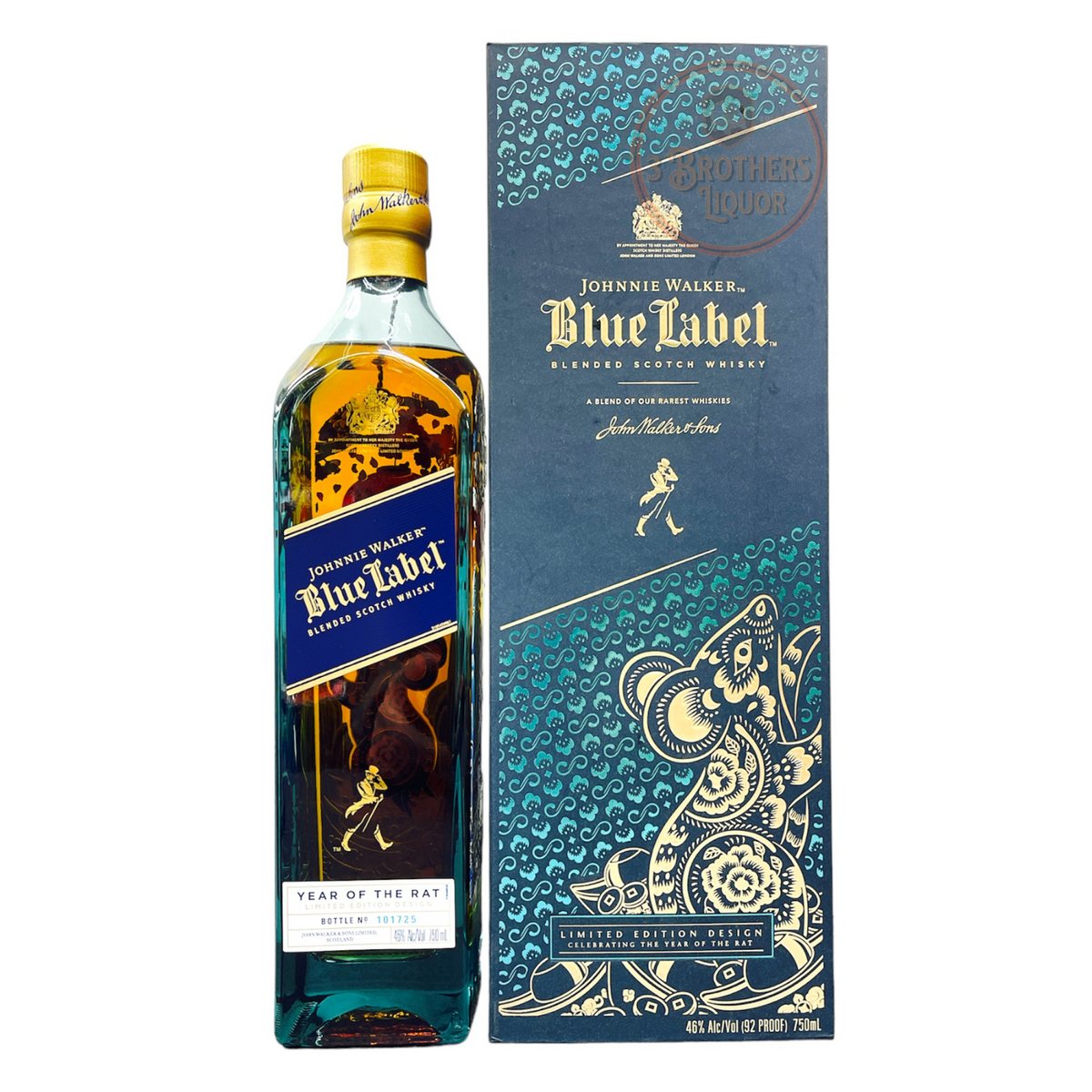 Johnnie Walker Blue Label The Year Of The Rat Scotch Whiskey (Limited ...