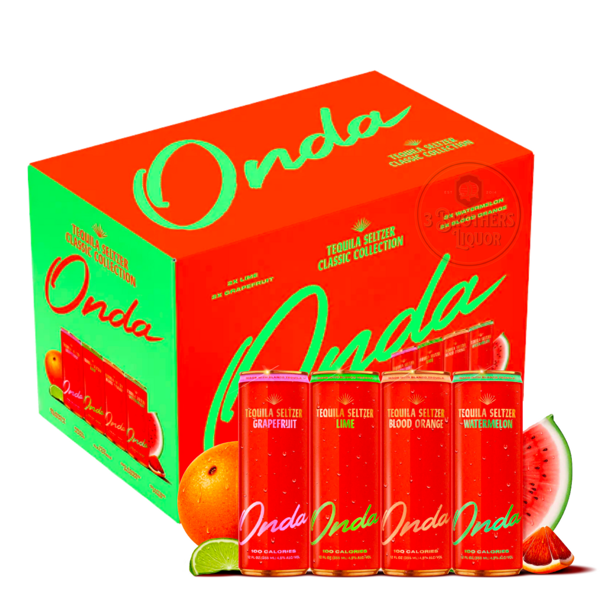 Onda Classic Collection Tequila Seltzer RTD Variety By Shay Mitchell