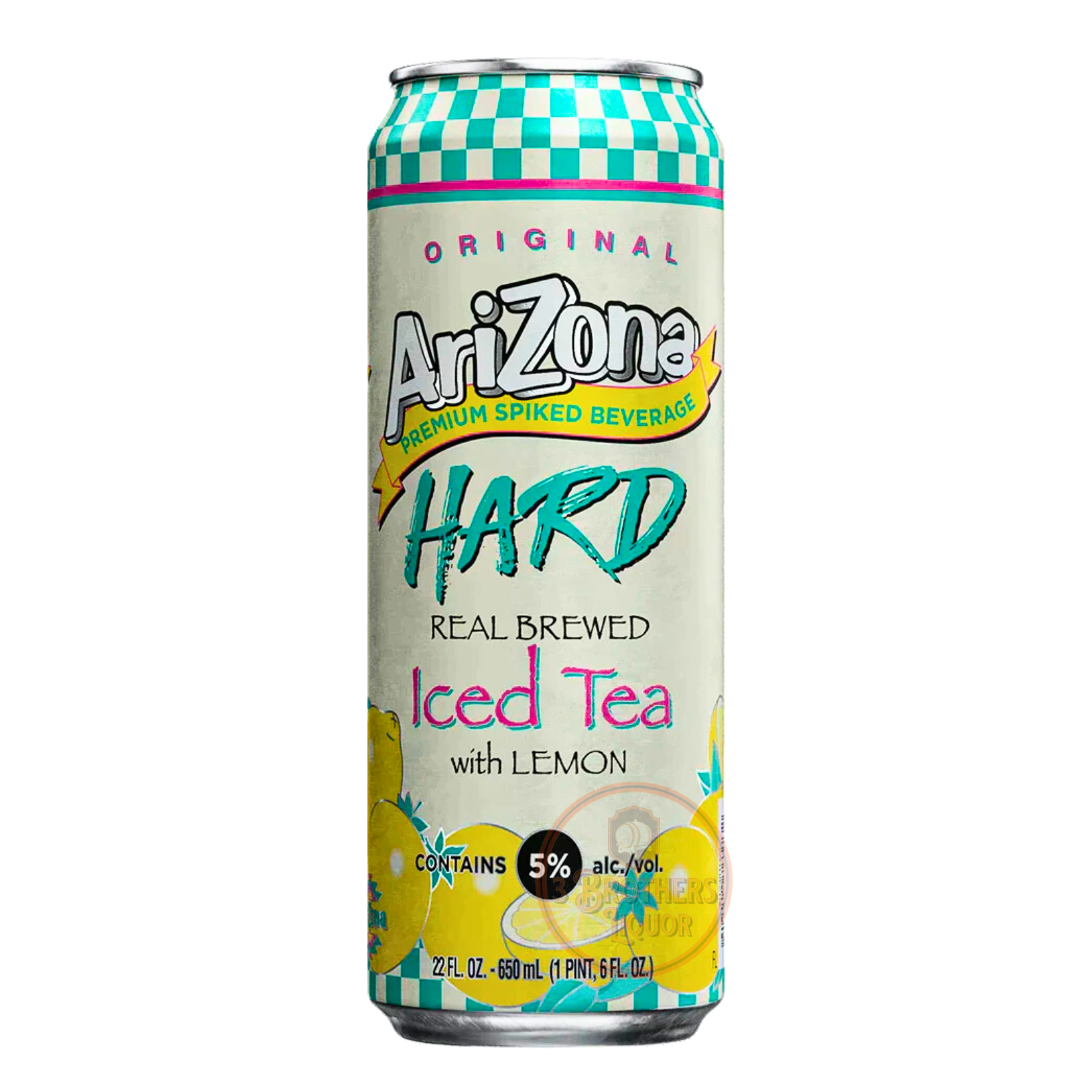 Arizona Spiked Hard Iced Tea With Lemon Vodka Seltzer Can (22oz) –  3brothersliquor