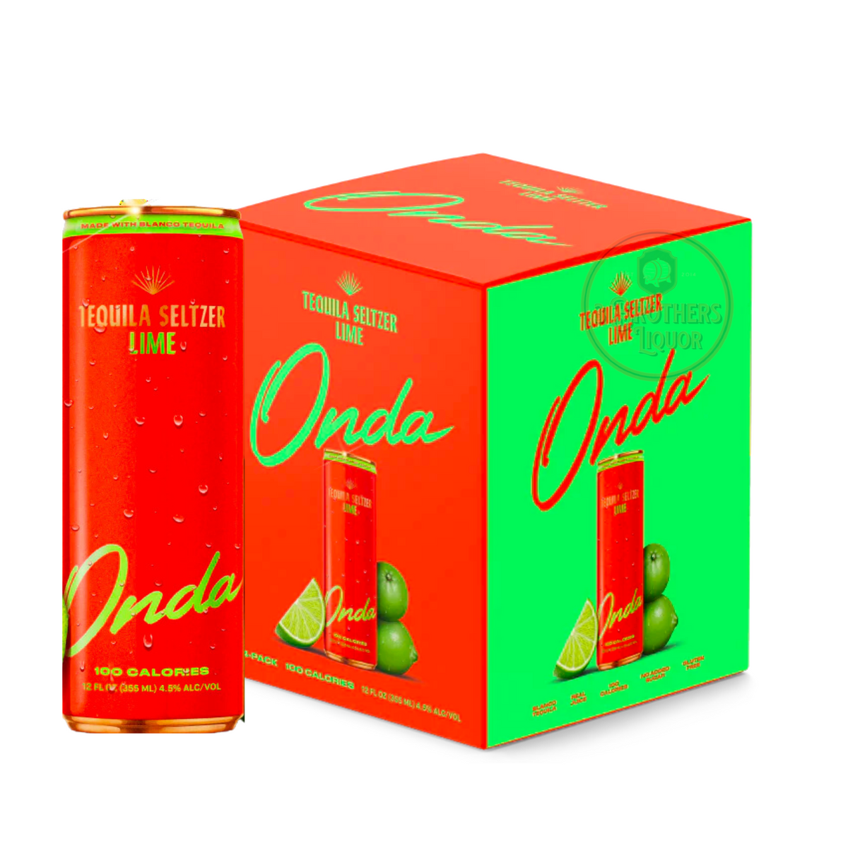 Onda Lime Tequila Seltzer RTD 4PK By Shay Mitchell & Drake ...